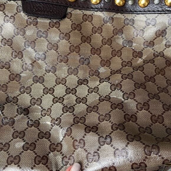 Vintage Gucci coated canvas tote - Picture 2 of 9